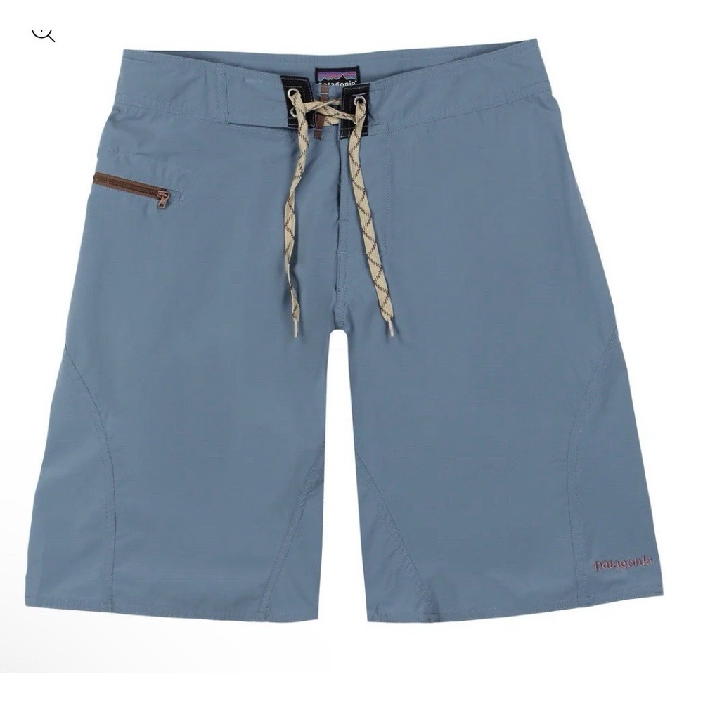 Patagonia Stretch Wavefarer Board Shorts Blue Size 30 No Lining